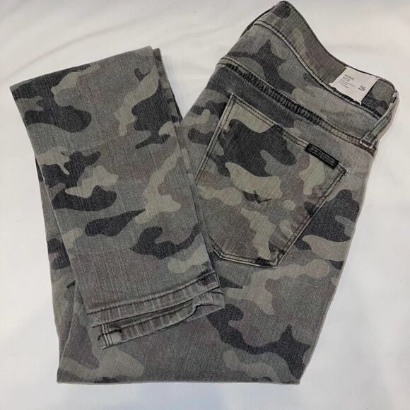 Hudson Nico Mid-rise Camo Skinny Jeans Sz 26 - Picture 9 of 9